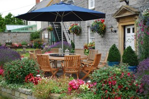 Patio by Farm House.