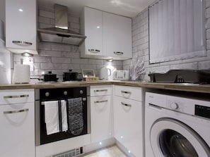 Kitchen in studio apartment