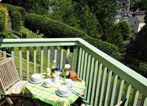 in addition there is a balcony with open views.