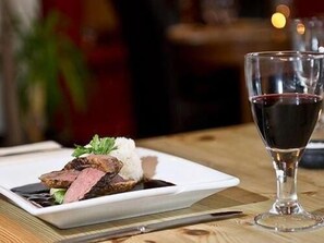 Dining at The Greyhound Inn