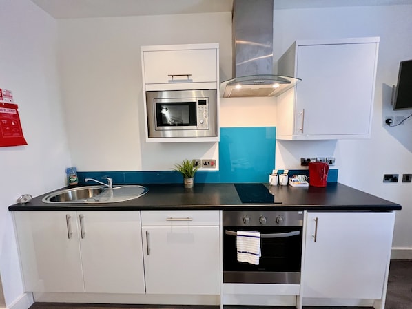 Double Studio Apartment - Fully Equipped Kitchen 