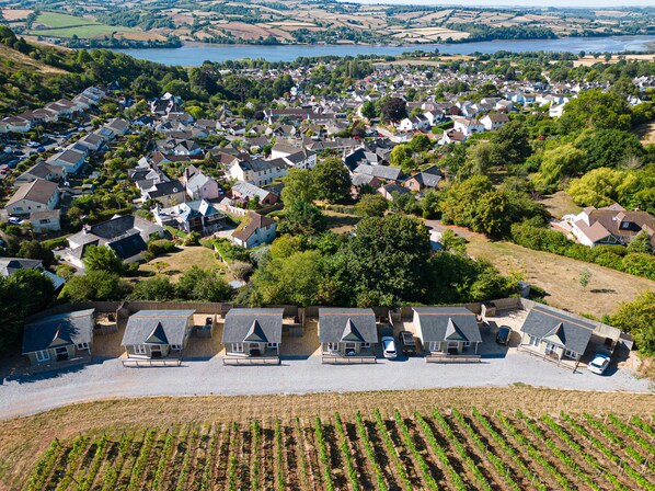 Lodge view from air