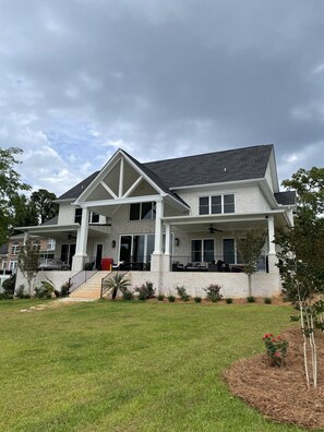 Rear view of house