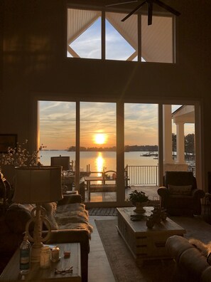 Family room view