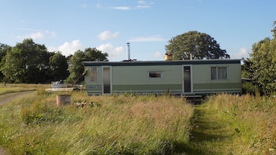 Static caravan at Fernhill Farm