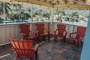 Upstairs Lanai - Great Views and the best spot to enjoy the breeze