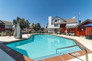 Check out our year round heated pool