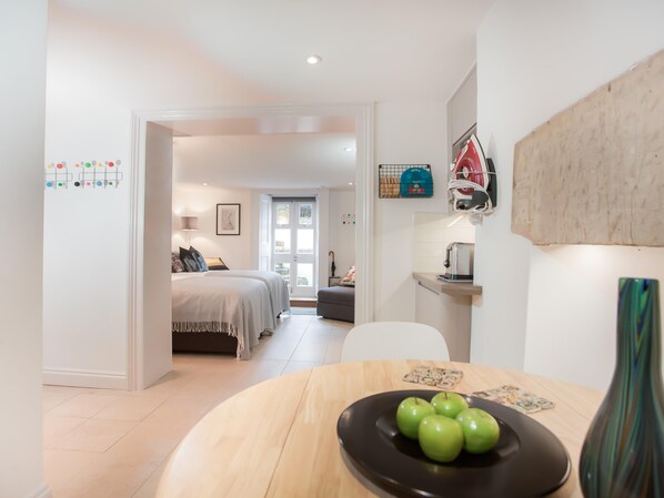 Kitchen and dining area