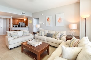 Silver Beach Towers West 1502- Living Area