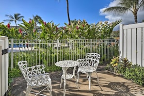Private Patio | Pool Views | Kapolei Resort