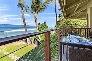 View whales breaching from the privacy of your own lanai during the winter months
