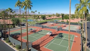 Tennis/pickle ball courts.