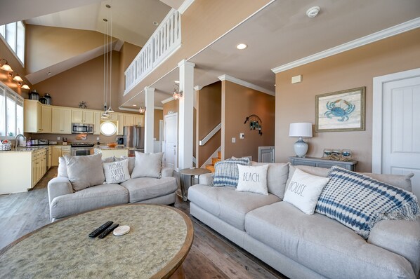 Family Room/Kitchen--open concept