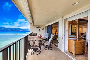 Large Lanai with Fleetwood Doors to the Living room and walk out from the Master