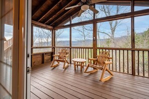 Over the Mountain - Loft Level Screened Deck