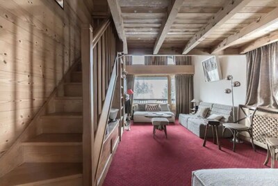 Magnifique appartement style chalet à Megève Mont d'Arbois