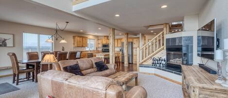 First floor - family room and kitchen