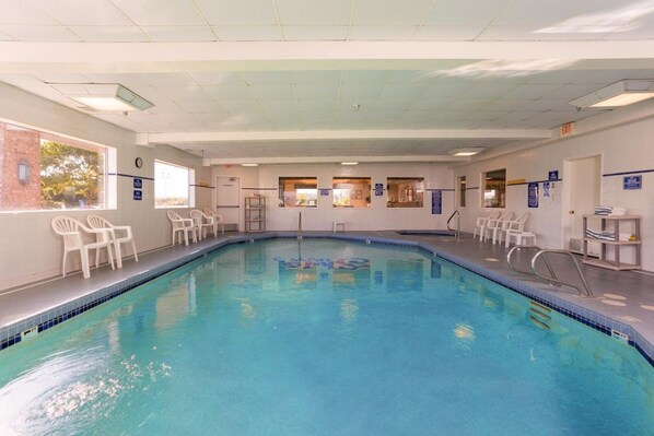 There is a swimming pool, and it is heated!