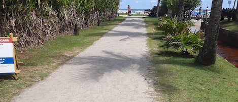 caminho para a praia