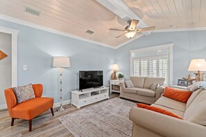 We provide cable and free Wi-Fi during your stay.