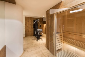 Sauna and Fitness Room