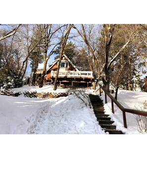 The Winter Wonderland with your own private sledding hill!