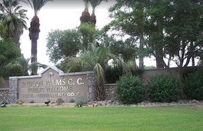 Indian Palms Country Club Entrance