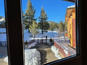 Ski-in/Ski-out access as viewed from common area just steps from this condo.