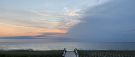 Enjoy a beautiful sunrise over the Atlantic Ocean.