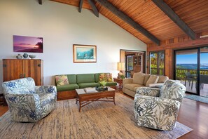 Enjoy family time together in the living area