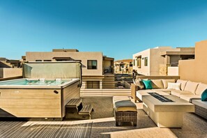 Balcony with Private Hot Tub