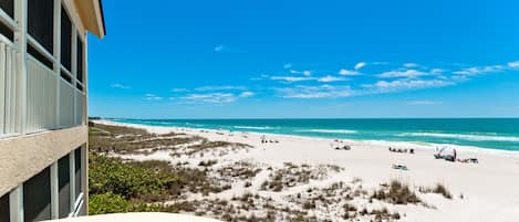 Beautiful View from this direct beach front unit