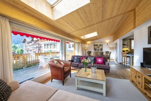 Living Room with large balcony!