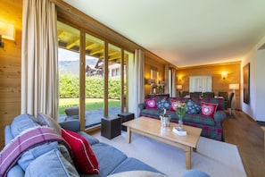 Living Room with doors into the garden