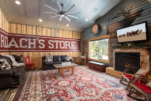 Living Room with Fireplace