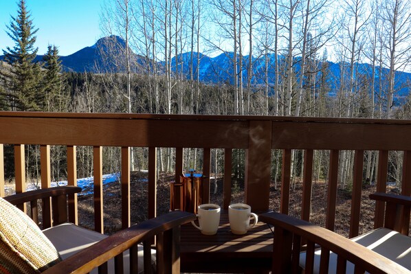 Welcome the day with a beautiful view from your private balcony