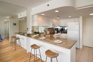 Fully Equipped Kitchen with Granite Countertops