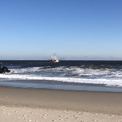 Take an early morning stroll to watch the boats go out for today's catch