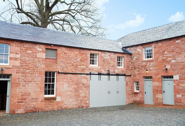 Independent Apartment is part of Netherby Hall's converted stable block