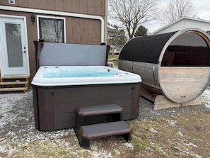 Bain à remous extérieur