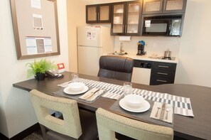 Kitchen and dining area