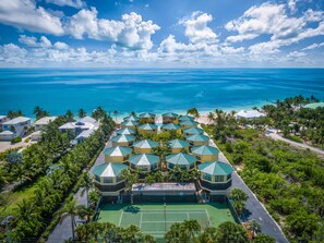 Birds eye view overlooking Cocoplum overlooking the Atlantic Ocean