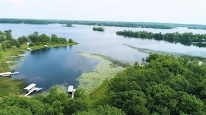 Secluded bay opening up to 1,745 acres of water for some great water activities.