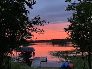 Fish from the dock or take your boat out to explore the water