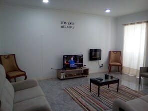 Sala de estar com lareira