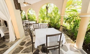 Outdoor dining