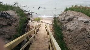 New stairs to beach June 2021. 