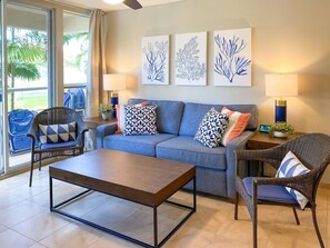 Sofa bed offers additional sleeping