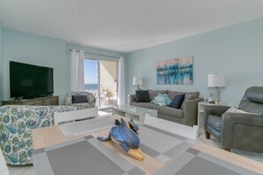 Watch the ocean while sitting on the sofa.  
