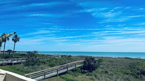 View from balcony! Famous cocoa beach pier!